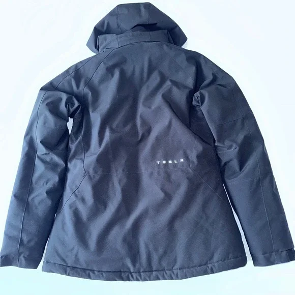 Tesla Women's Performance Jacket‎ Size M Insulated Removable Hood Reflective - Picture 2 of 10
